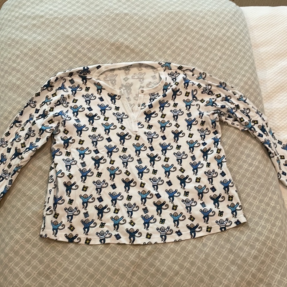 Roller Rabbit Hanukkah long pajama set